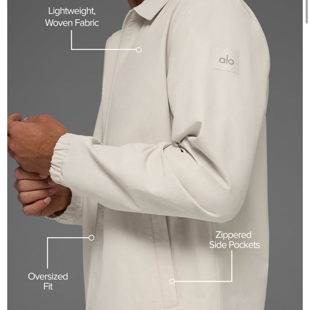 ALO Yoga Men's Torrent Bone Jacket